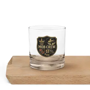 Mob Crew Whiskey Glass - On The Rocks Glass for Perfect Sipping