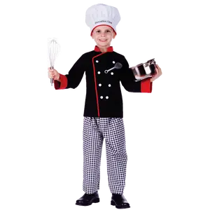 Executive Chef Costume Role Play Set For Kids - Kitchen King Jacket, Pants & Hat - Boys Costume For Halloween, Role Play, Pretend Play Fun, Theme Party & Cosplay
