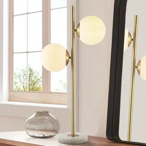 JONATHAN Y Amelie Coastal Vintage Iron LED Table Lamp , for bedroom, living room, foyer, hallways, dining room, dorms