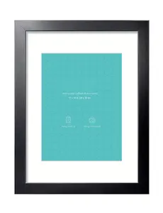 11x14 Picture Frame, 11 x 14 Frame Display Pictures 8x10 with Mat or 11x14 Without Mat, Stable and Sturdy Black Frame and Polished Plexiglass, Horizontal and Vertical Format of The Walls