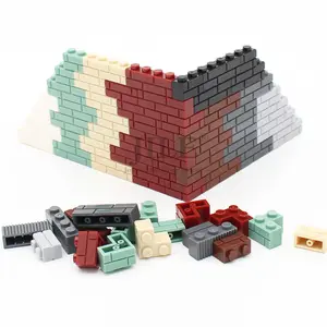 DIY Building Blocks Wall Figures Bricks 1x2 1x3 1x4 Dots Constructions City Creative Toys Build MOC Compatible with 98283 15533