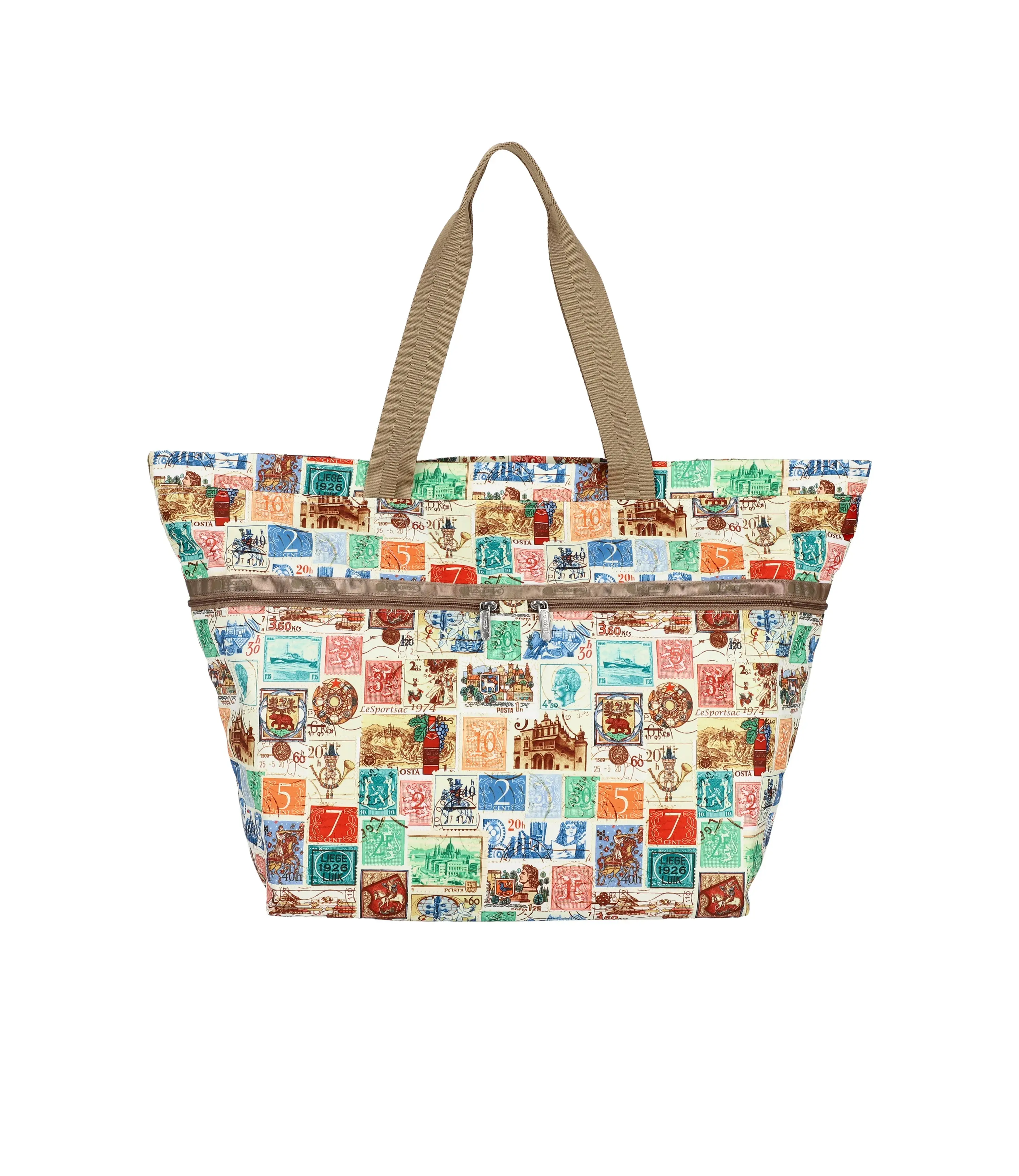 Carlin Zip Top Tote Bag