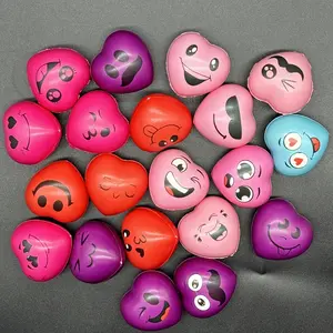 [PU Toys Party Favors] 10pcs/20pcs PU Mini Heart Toys |   Valentine's Day Easter Party Favors Games Prizes Home Decorations