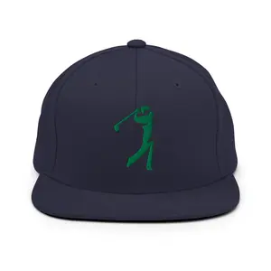 The Money Green Golfer Snapback Hat