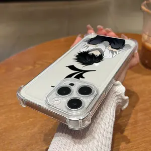 Stylish Popular Anime Male Death Note Phone Case Suitable for iphone 17, 16E, 16, 15, 14, 13, 12, 11 Mini Pro Max Air X XR XSMAX 8 7 Plus & Samsung Galaxy S25 Ultra S24 S23 S22 S21 Plus  Shockproof Transparent Soft Cover