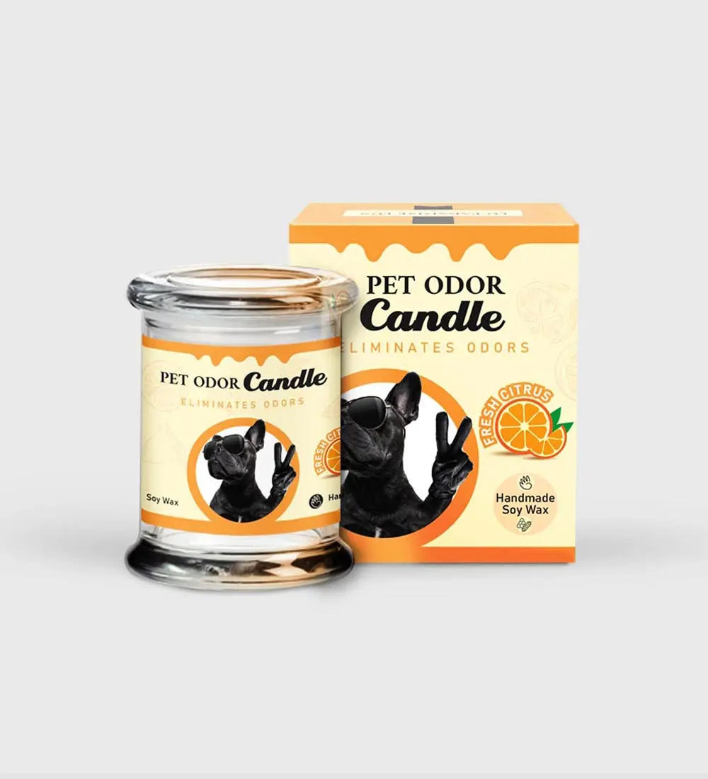 CITRUS PET ODOR CANDLE