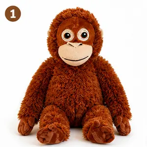 Punching Monkey Plush Toy, Punching Monkey Stress Relief Toy, Relieve Stress, Gorilla Soft Plush Stuffed Animal, Cuddle Pillow Plush Toy, Bedtime Plush Toy, Gift for Boys and Girls, Soft Monkey Doll, Washable Stuffed Toy