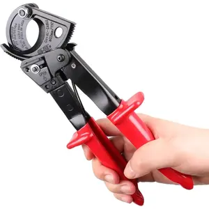 GJANSH Ratchet Cable Cutter, Heavy Duty Wire Cutter for Aluminum Copper Cable up to 240mm², Ratcheting Wire Cutting Hand Tool,fathersdaygift fathersdaygift