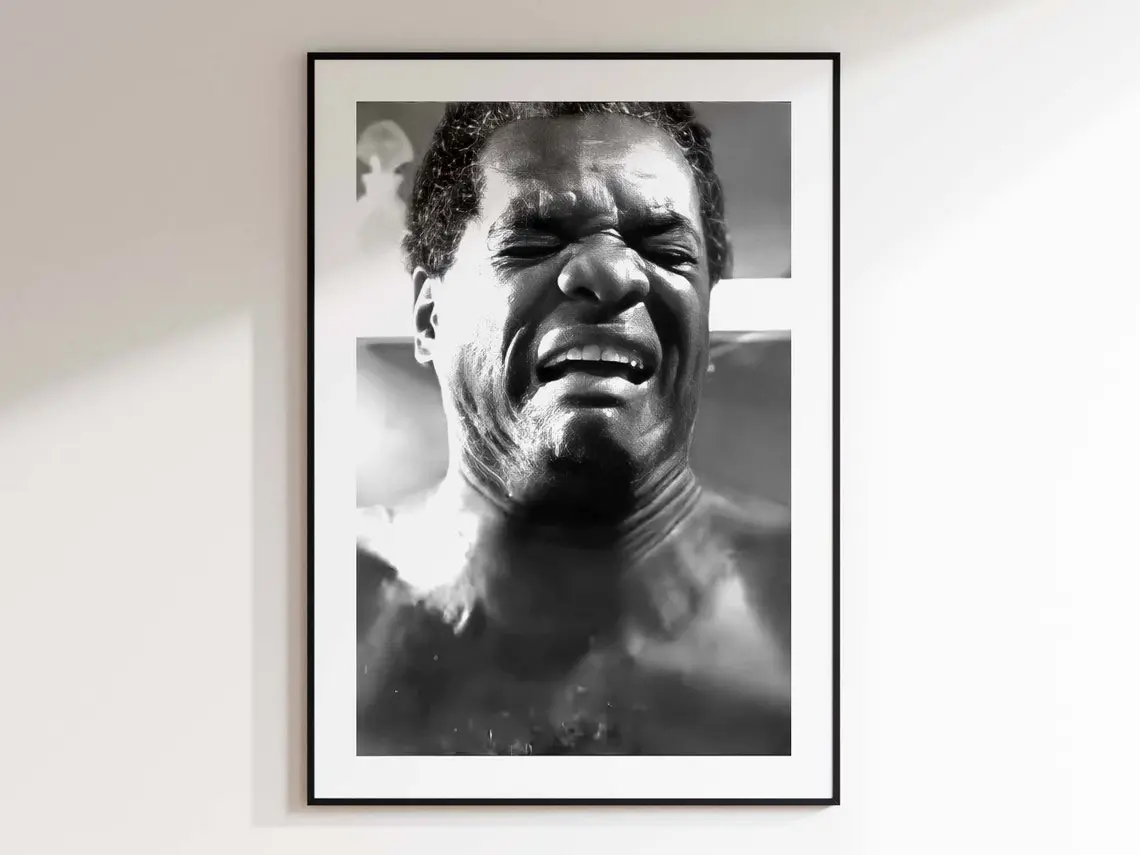 Friday Movie Poster — Craig's Dad Toilet Scene — Funny Bathroom Wall Art and Toilet Prints — Bathroom Wall Decor — Gift for Him