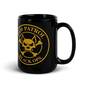 Black Ops Black Glossy Mug