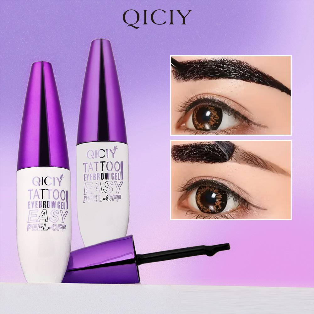 Peel-Off Eyebrow Gel – Waterproof & Sweatproof, Smudge-Proof, Long-Lasting Tint, Easy to Apply Brow Tattoo for Natural Defined Brows salon-quality flawless mascara