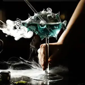 Sip-a-Fish Glass Unique Fish-Shaped Design for Fun Drinking Experiences Perfect for Parties and Gatherings