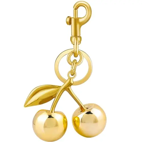 A15 1pcs Cherry Charm (Gold)