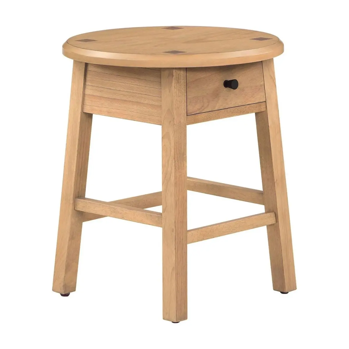 19x19x22 in Natural Finish MDF Rubber Wood Accent Cabinet, Woven Fluted Door with Brass Handle, Farmhouse Mid-Century Modern Multi-Function End Table, Small Wood-Accent End Table for Entryway, Easy Assembly Storage Cabinet, Multi-Function End Tables, Smal