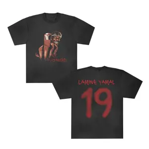 Lamine Yamal Graphic 2 sides T-Shirt, Unisex No Bystandsers Graphic Soccer Tee, Fan Gear, Game Day Shirt, Gift for Him Her