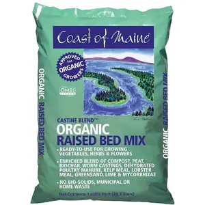 212 MAIN Ready-to-Use Castine Raised Bed Mix, 1 cu ft Garden Soil for Home Improvement & Garden Supplies, Enriched Blend