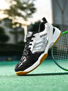 Men's Badminton Shoes Spring Breathable Ultra-Light Professional Badminton Shoes Couple Shock Absorption Volleyball Sports Youth Basketball Shoes