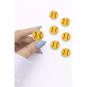 Mini Softball Embroidered Patch