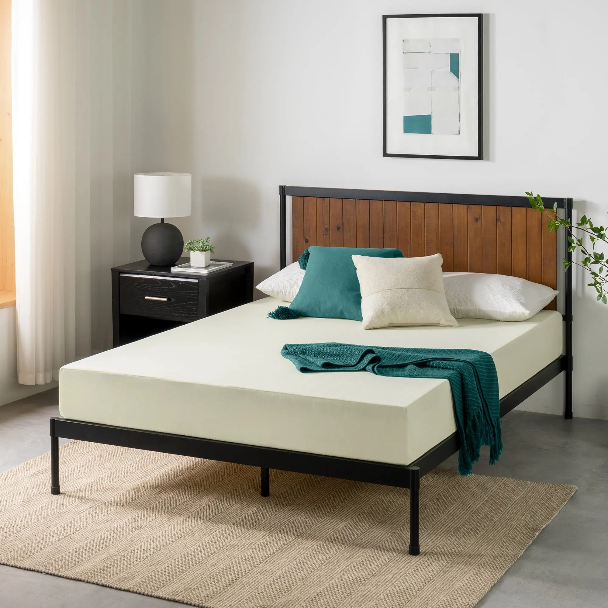 Zinus Gel Airflow 8" Twin Mattress, Gel Memory Foam Mattress CertiPUR-US Certified