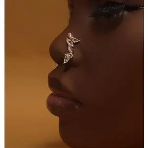 Empress Cubic Zirconia Gem Nose Stud