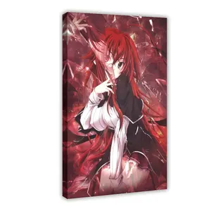 High School DxD Anime Poster 16 bedroom canvas posters, hall wall art, bathroom canvas posters, home poster decoration