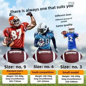 Standard American Football, Multiple Sizes Available, Ideal for Adult Outdoor Training and Casual Games, Durable Artificial Soccer Ball