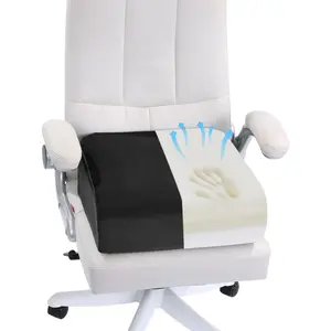 Extra Thick Seat Cushions for Office Chair, Adult Booster Seat for Car, Memory Foam Car Cushion for Height, Chair Cushions for Elderly's Wheelchair, Desk Chair Seat Cushion (Black, 18 in x 14 in x 6 in)