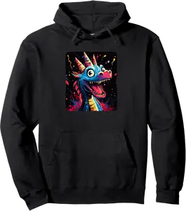 Dancing Dragon for an Epic Party Vibe Pullover Hoodie - Andrewzhang Shop 89B0DZ2T2KP3
