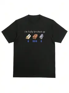 Funny Creative Bred Sheeran Short Sleeve T-Shirt, Humorous Style, Comfortable Cotton Fabric, Perfect for Daily Wear and Parties