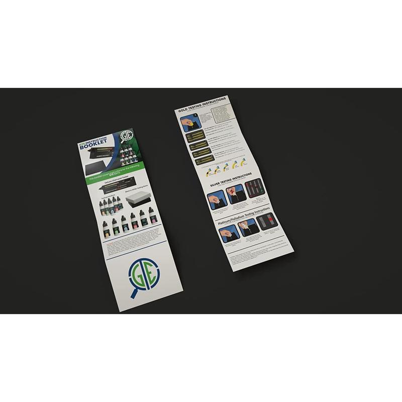 Gold and Silver Jewelry Testing Solutions Kit 10k 14k 18k 22k 24k Scratch Stone Acid Test Scrap Bars Coins