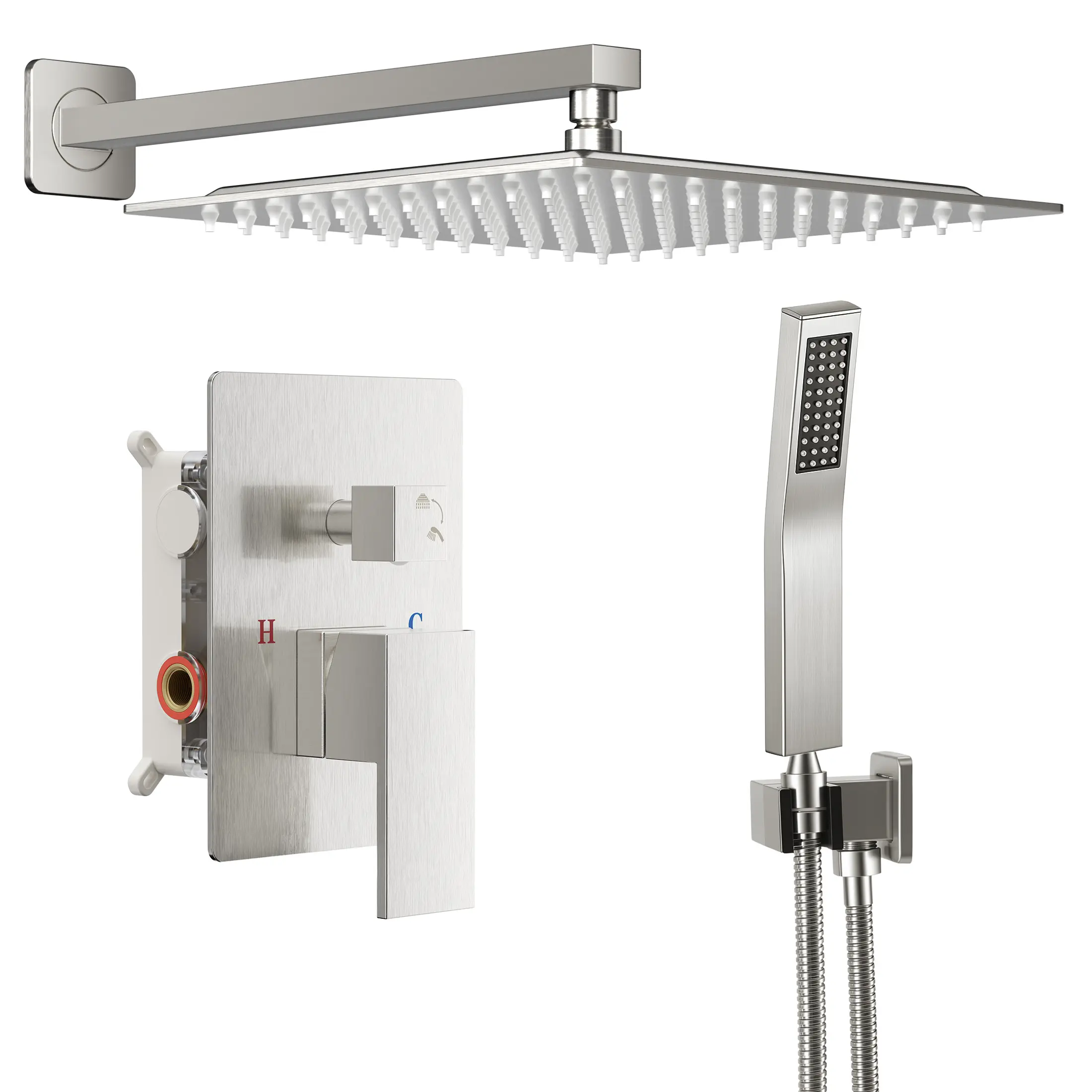 Brushed nickel