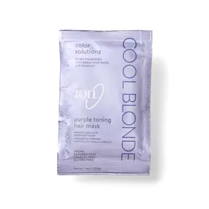 Ion Purple Toning Mask for Blonde hair, corrects and neutralize unwanted yellow undertones 1 Oz