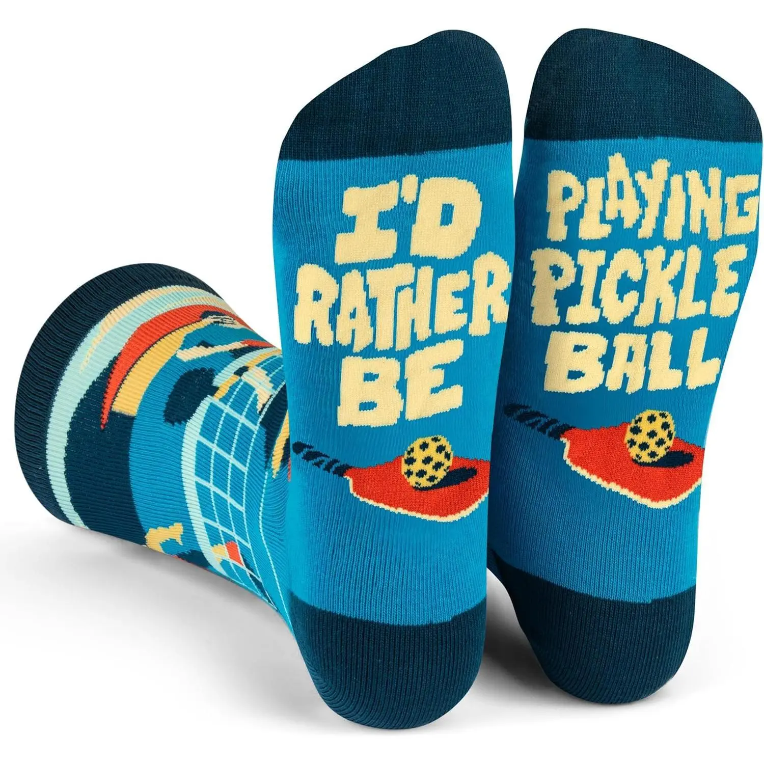 Funny Pickleball Socks for Adults - Pickleball Gifts for Men, Women, and Teens - One Size Fits Most funny golf sock, Sports Fit Socks