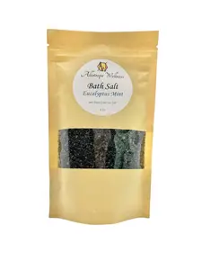 Eucalyptus Mint Bath Salt, With Black Lava Sea Salt, All Natural Ingredients scrub bath soak bath gift Body Care Blend Eucalyptus Peppermint Soothing