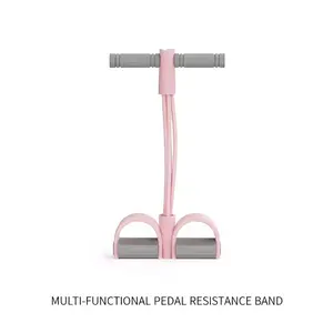 Multifunction Pedal Resistance Band, Elastic Pull Rope Fitness, Full-Body Workout at Home Gym, Exercise Sit-up, Yoga, Abdominal Training Summervibes