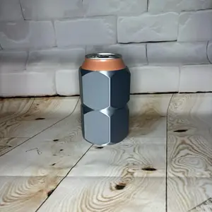 Two Stacked Nuts Can Coozie 12oz Insulated Holder for Mechanics Carpenters & Electricians Durable 3D-Printed Tool Design Perfect for On-the-go Beverages Drinkware