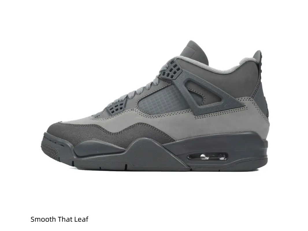 Layered light and dark gray suede creates minimalist low-key aesthetic. Built with hollow support frame and breathable mesh. Visible air cushion delivers steady cushioning, perfect neutral street shoe#BasketballShoes #SuedeSneakers