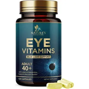 Eye Vitamins - Mineral Supplement, Contains Lutein, Zinc, Vitamins C, E, Support