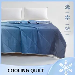 Cooling Comforter for Hot Sleeper and Night Sweats, Reversible Cooling Blanket , Breathable Spring Summer Quilt, Lightweight Soft Breathable Silky satin,Pet & Outdoor Cooling Blanket, Breathable Bed Blanket
