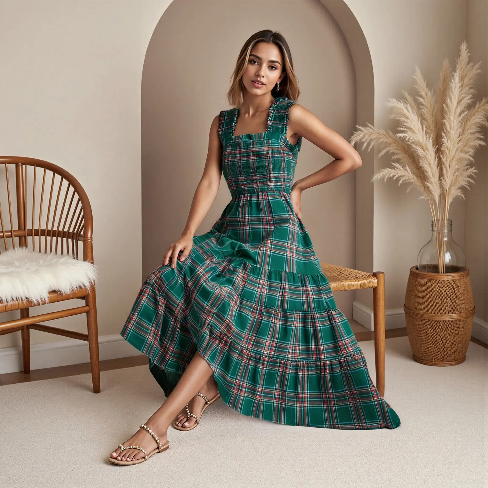 plaid dress for christmas - TikTok Shop plaid dress for christmas - TikTok Shop