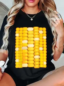 100% Cotton Corn Costume Halloween Shirt | Cool Food Dress-Up Gift T-Shirt