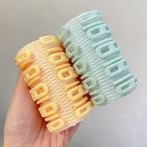 1pc Candy Color Plastic Hair Rollers, French Look Curling Rollers for Bangs & Root Volume, Girls Hair Styling Tool Set, Safe Heatless Curlers for Women's Hair Care