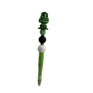 Doorables Pens - Green Pen with Unique Design and Black Top Feature