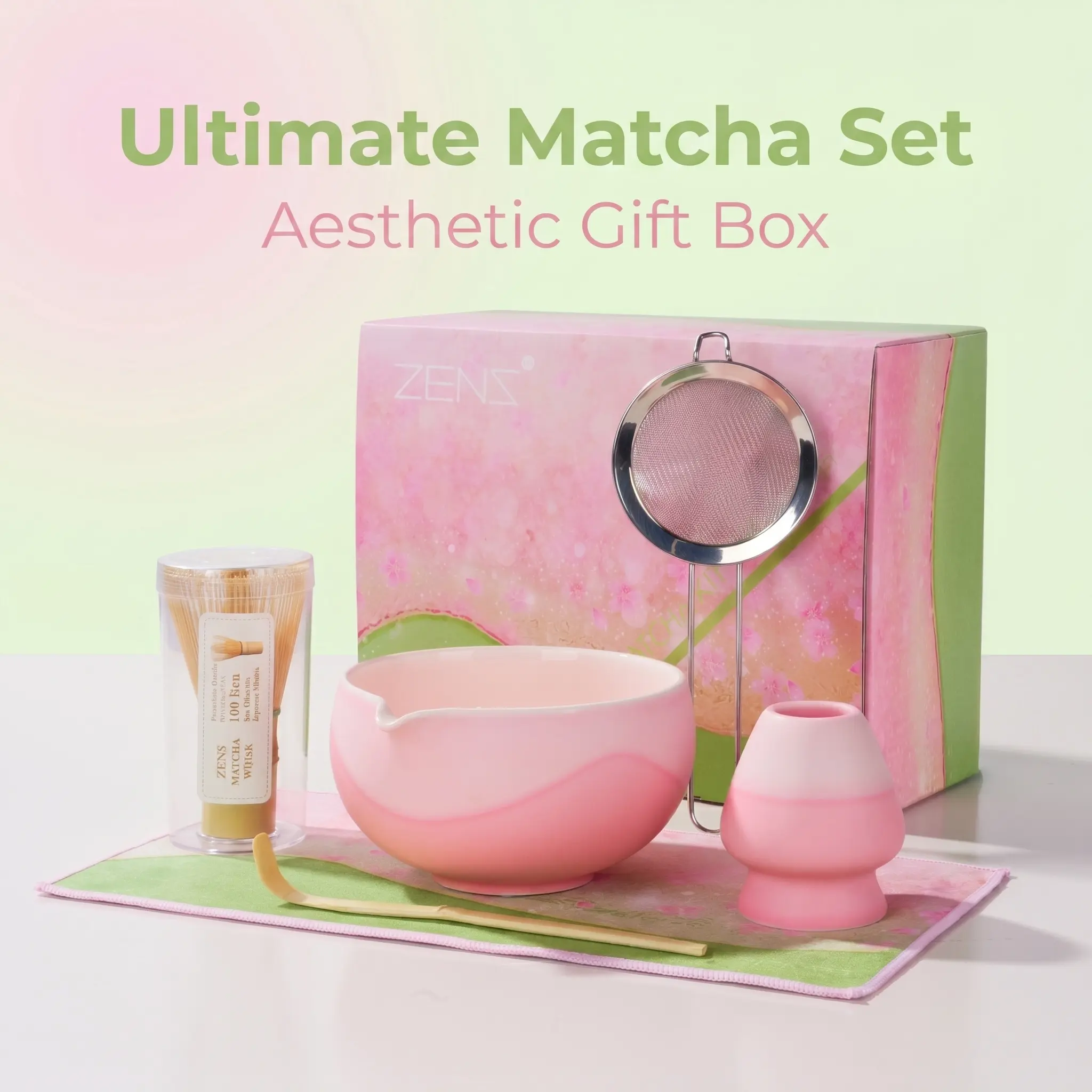 ZENS ，matcha set，matcha kit，pink，gift，handmade matcha bowl，matcha chawan，matcha bowl，ceramic matcha bowl，matcha kit set，matcha set kit，matcha SHAKER，how to whisk matcha，matcha supplies，matcha kit set with powder，best matcha whisks，zensmatcha，bestgift