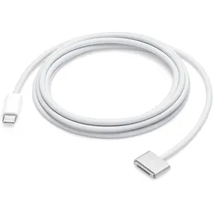 USB-C to Mag netic 3 Cable 6.6ft, 140W Fast Charging Compatible with Mac Book Pro 16/14 inch 2021-2024, Mac Book Air 13/15 inch M2/M3/M4 (2022-2025), Mag netic Charger with LED Indicator