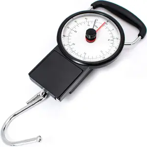 Mechanical Luggage Scale with Tape Measure, Up to 75 Pounds Mechanical Luggage Scale with Tape Measure, Up to 75 Pounds