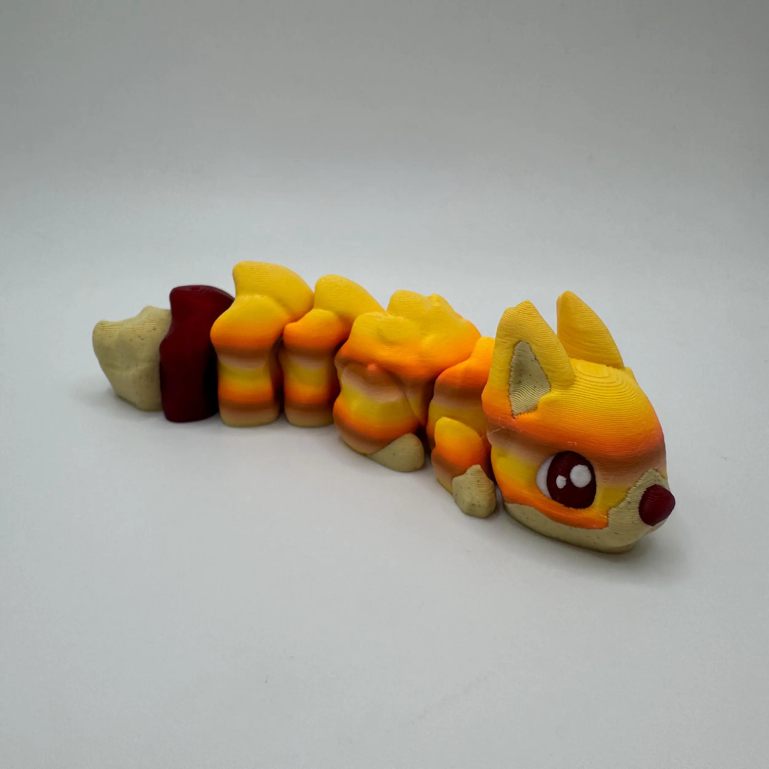 3D Printed Articulated Squirrel – Cute Movable Figurine