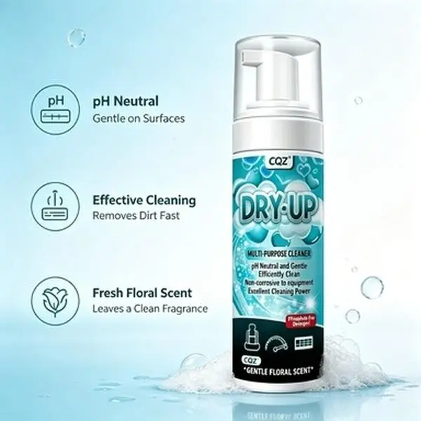 Suitable for sneakers,Quicklyremoves dirt and stains Multi-Purpose Foam Cleaner 200ML/ No Rinse Formula,tennis shoes, leather, canvas, rubber, and othershoe types, as well as car interior cleaning/pH Neutral / portable cleaner. outdoorfun Footwear