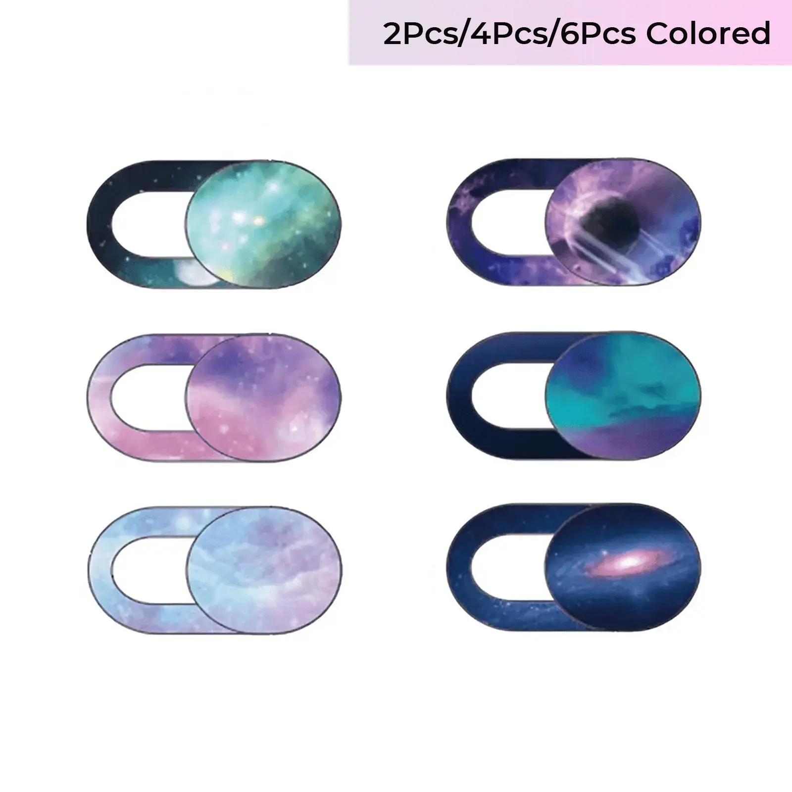 Ultra-thin Starry Sky Design Webcam Cover Slide, Fashionable Durable Webcam Protector, Privacy & Security Cover Sticker for Cell Phone, Tablet, Laptop & PC