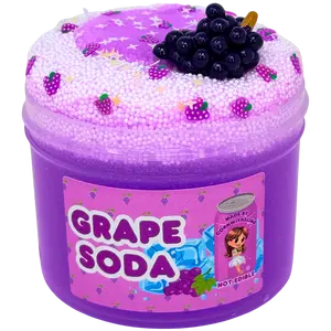 Grape Soda 8oz Slime Nano Floam Texture Scented Grape Soda